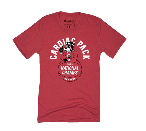 NC State Wolfpack 1983 Cardiac Pack National Champions T-shirt