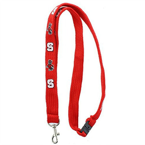NC State Wolfpack Red Cotton Lanyard