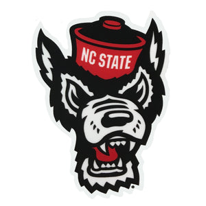 NC State Wolfpack 3" Wolfhead Rugged Sticker