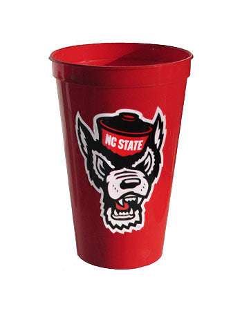 NC State Wolfpack 22oz. Red Wolfhead Stadium Cup