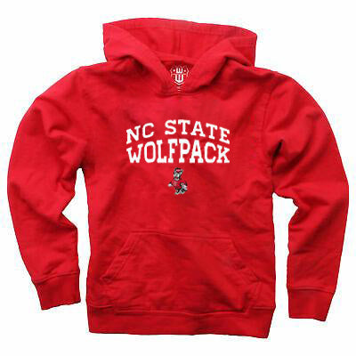 NC State Wolfpack Wes and Willy Infant Red Strutting Wolf Hooded Sweatshirt