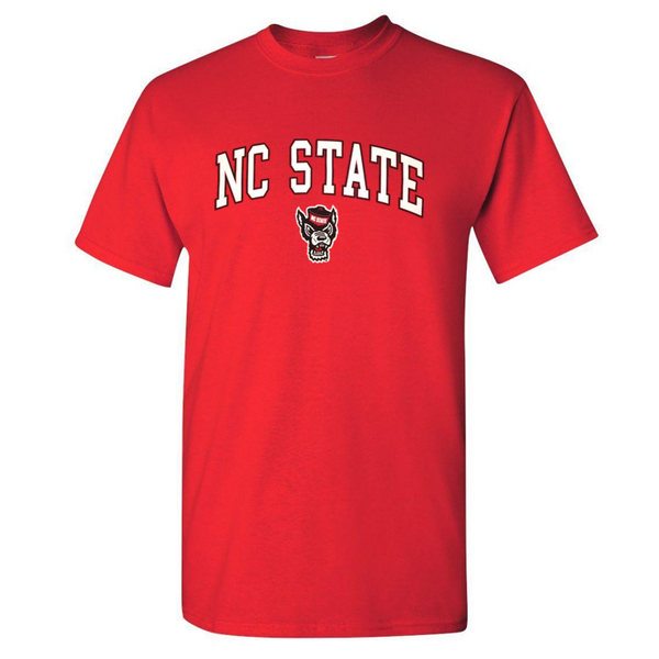 NC State Wolfpack Youth Red Signature Wolfhead T-Shirt