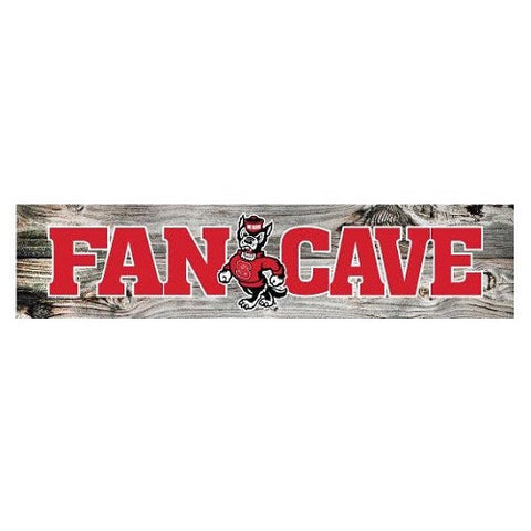 NC State Wolfpack Strutting Wolf Fan Cave Sign
