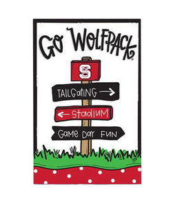 NC State Wolfpack Signs Garden Flag