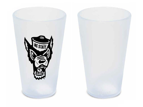 NC State Wolfpack Icicle Black Wolfhead 16 oz Silipint