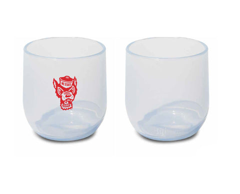 NC State Wolfpack Icicle 12 oz. Wine Silipint Cup