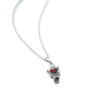NC State Wolfpack Wolfhead Pendant Necklace