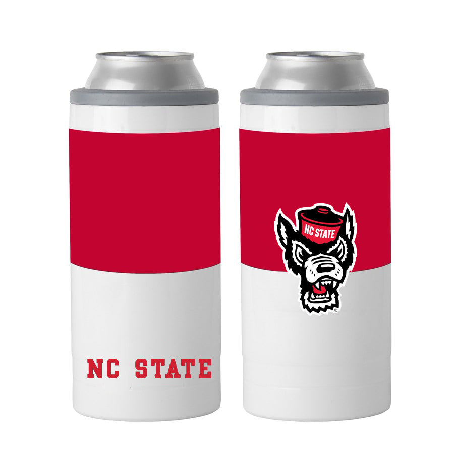 NC State Wolfpack 12oz Colorblock Slim Can Coolie