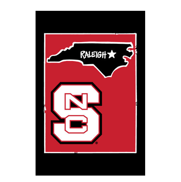 NC State Wolfpack State Garden Flag