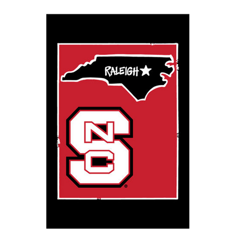 NC State Wolfpack State Garden Flag