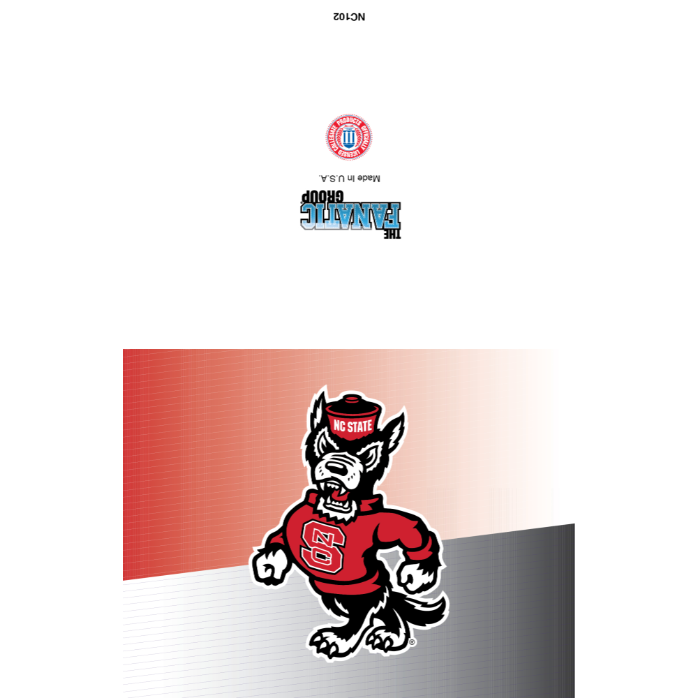 NC State Wolfpack Strutting Wolf Card Set