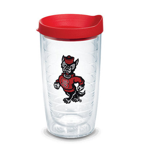 NC State Wolfpack 16oz. Strutting Wolf Tervis w/ Red Lid
