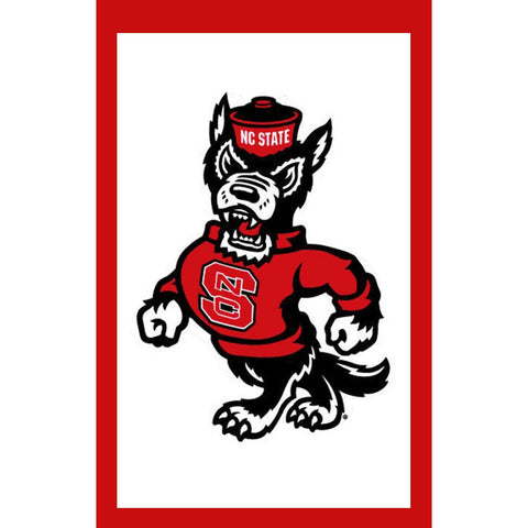 NC State Wolfpack 28"x44" Strutting Wolf Double Sided House Flag