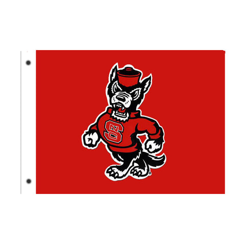 NC State Wolfpack 28"x40" Strutting Wolf Tailgating Flag