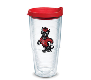NC State Wolfpack 24oz Strutting Wolf Tervis Tumbler w/Red Lid