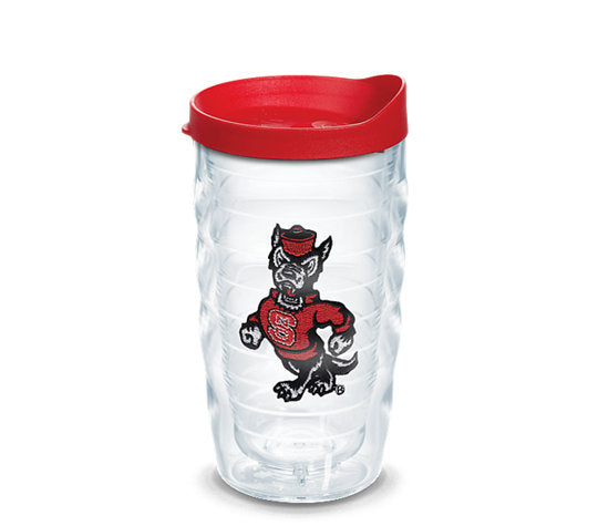 NC State Wolfpack 10oz. Strutting Wolf Wavy Tervis Tumber w/Red Lid