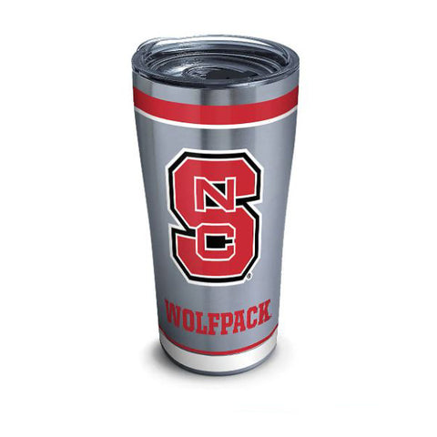 NC State Wolfpack Simple Modern White 40 oz Trek Tumbler with Handle – Red  and White Shop