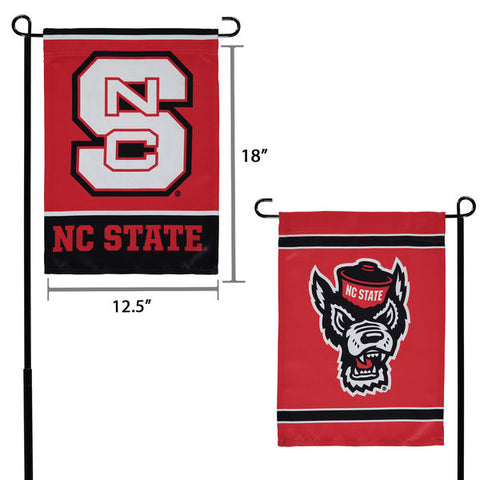 NC State Wolfpack 12.5x18 2-Sided Garden Flag