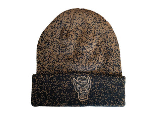 NC State Wolfpack OHT Cacao Brown Digital Wolfhead Cuffed Beanie