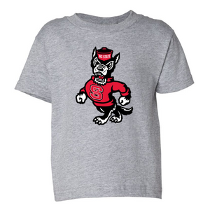 NC State Wolfpack Toddler Grey Strutting Wolf T-Shirt