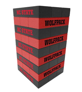 NC State Wolfpack Wooden Mini Tower Block Game