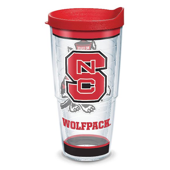 NC State Wolfpack Tradition Double Sided Logo Tervis Tumbler