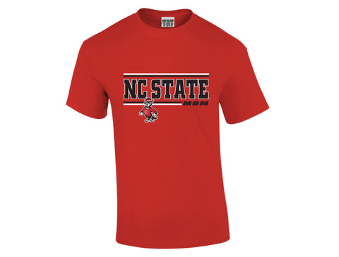 NC State Wolfpack TRT Red Strutting Wolf Mom T-Shirt
