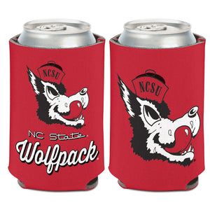 NC State Wolfpack Red Slobbering Wolf Can Cooler