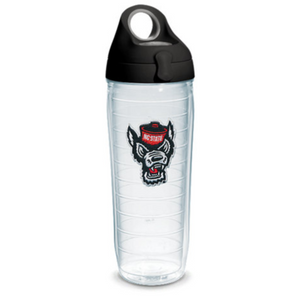 NC State Wolfpack 24oz Wolfhead Tervis Black Water Bottle