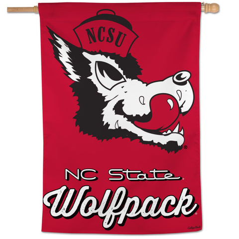 NC State Wolfpack 28" x 40" Slobbering Wolf House Flag