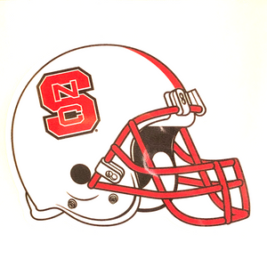 fade football helmet NC State Wolfpack Football Helmet Vinyl Decal