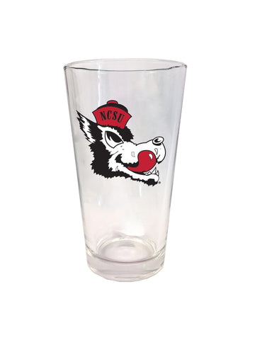 NC State Wolfpack 16 oz Slobbering Wolf Pint Glass