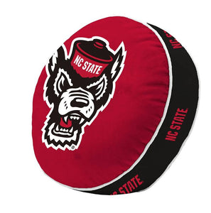 NC State Wolfpack Wolfhead Puff Pillow