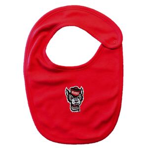 NC State Wolfpack Creative Red Wolfhead Bib