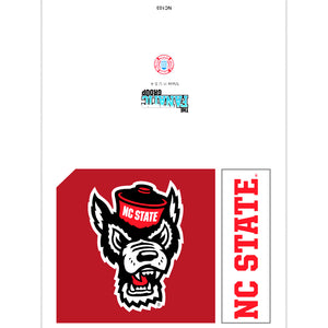 NC State Wolfpack Blank Wolfhead Card