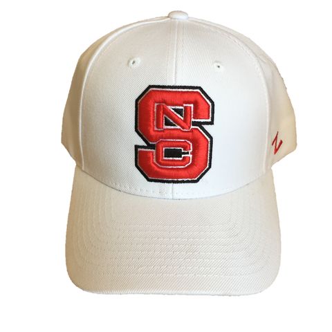 NC State Wolfpack White Zephyr Competitor Block S Hat